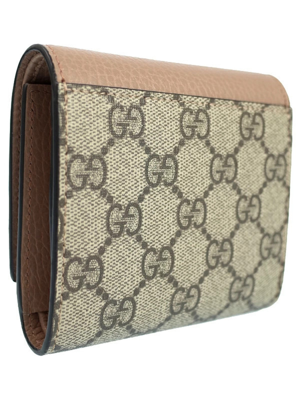 Gucci Wallet Bi Short fold Marmont GG Black